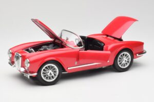 Lancia Aurelia B24 Spider Червен Bburago 1:18 3010 Метал — снимка 2 от 8
