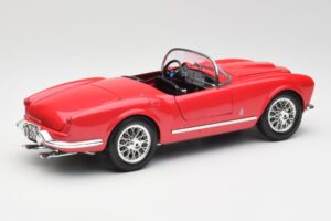 Lancia Aurelia B24 Spider Червен Bburago 1:18 3010 Метал — снимка 3 от 8