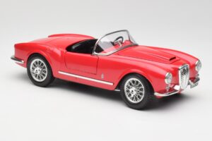 Lancia Aurelia B24 Spider Червен Bburago 1:18 3010 Метал — снимка 6 от 8