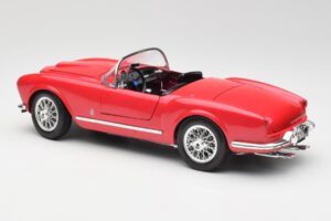 Lancia Aurelia B24 Spider Червен Bburago 1:18 3010 Метал — снимка 7 от 8