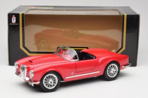 Lancia Aurelia B24 Spider Червен Bburago 1:18 3010 Метал — снимка 8 от 8