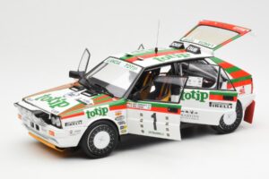 Lancia Delta HF 4WD #1 D. Cerrato Totip Rally Targa Florio 1987 Kyosho 1:18 08960C Метал — снимка 2 от 8