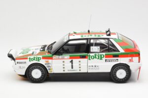 Lancia Delta HF 4WD #1 D. Cerrato Totip Rally Targa Florio 1987 Kyosho 1:18 08960C Метал — снимка 4 от 8