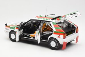 Lancia Delta HF 4WD #1 D. Cerrato Totip Rally Targa Florio 1987 Kyosho 1:18 08960C Метал — снимка 5 от 8