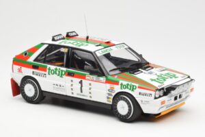 Lancia Delta HF 4WD #1 D. Cerrato Totip Rally Targa Florio 1987 Kyosho 1:18 08960C Метал — снимка 6 от 8