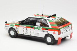 Lancia Delta HF 4WD #1 D. Cerrato Totip Rally Targa Florio 1987 Kyosho 1:18 08960C Метал — снимка 7 от 8