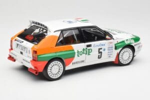 Lancia Delta HF Integrale Evo II Totip #5 A. Aghini / S. Farnocchia Rally Monte Carlo 1993 Kyosho 1:18 08348F Метал — снимка 3 от 8
