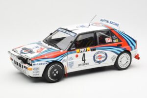 Lancia Delta HF Integrale Evo Martini #4 D. Auriol / B. Occelli Winner Rally Monte Carlo 1992 Kyosho 1:18 08348A Метал
