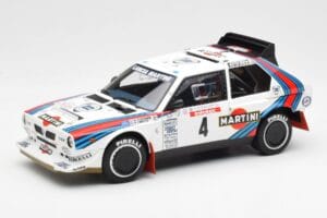 Lancia Delta S4 Martini #4 H. Toivonen / S. Cresto Rally Tour de Corse 1986 AUTOart 1:18 88620 Метал