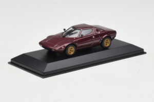 Lancia Stratos Бордо Червен Minichamps 1:43 LANCIA001 Метал — снимка 2 от 4