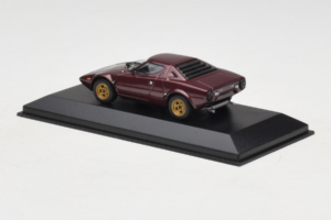 Lancia Stratos Бордо Червен Minichamps 1:43 LANCIA001 Метал — снимка 3 от 4