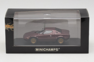 Lancia Stratos Бордо Червен Minichamps 1:43 LANCIA001 Метал — снимка 4 от 4
