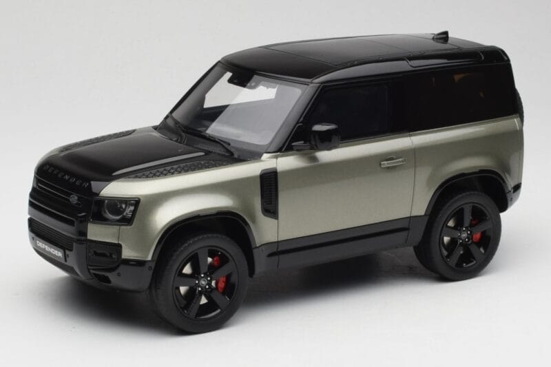 Land Rover Defender 90 HSE P400 L663 Pangea Green Metallic GT Spirit 1:18 GT517 Смола