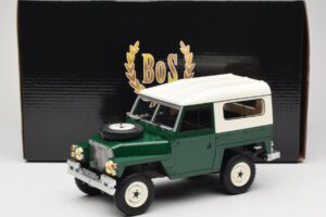 Land Rover Lightweight Series III Hard Top Тъмнозелен BoS Models 1:18 BOS355 Смола — снимка 6 от 6