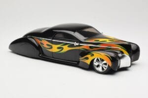 Lincoln Zephyr Scrape Custom Черен с Пламъци Hot Wheels 1:18 57319 Метал — снимка 6 от 8