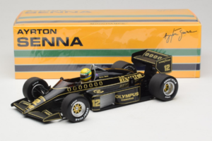 Lotus 97T Renault #12 A. Senna Team Lotus 1985 Minichamps 1:18 540851812 Метал — снимка 7 от 7