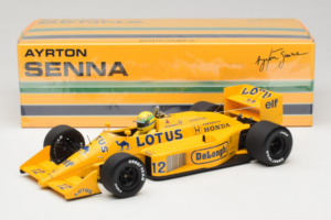 Lotus 99T Honda #12 A. Senna Team Lotus 1987 Minichamps 1:18 540871812 Метал — снимка 7 от 7