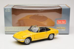 Lotus Elan S3 Кабриолет Жълт Sun Star 1:18 4052 Метал — снимка 6 от 6