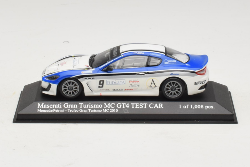 Maserati GranTurismo MC GT4 #9 Moncada / Petrini Maserati MC 2010 Minichamps 1:43 400101209 Метал