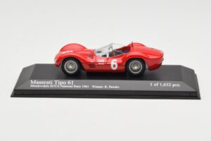 Maserati Tipo 61 #6 R. Penske SCCA National Race Meadowdale 1961 Minichamps 1:43 400611206 Метал