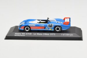 Matra Simca MS670B #12 J-P. Beltoise / J-P. Jabouille / J-P. Jaussaud 24 Hours of Le Mans 1973 Minichamps 1:43 430731112 Мета