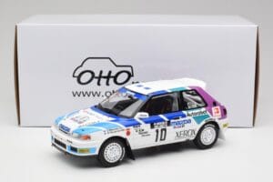 Mazda 323 GTX #10 T. Makinen / S. Harjanne 1000 Lakes Rally 1991 Otto 1:18 OT1099 Смола — снимка 6 от 6