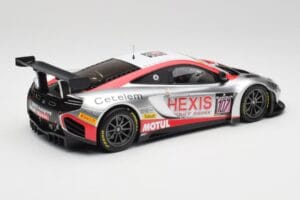 McLaren 12C GT3 Hexis Racing #107 O. Panis / F. Cazenave 24 Hours of Spa 2013 Minichamps 1:18 151131397 Метал — снимка 2 от 6