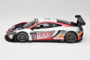 McLaren 12C GT3 Hexis Racing #107 O. Panis / F. Cazenave 24 Hours of Spa 2013 Minichamps 1:18 151131397 Метал — снимка 3 от 6