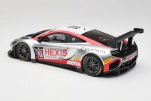 McLaren 12C GT3 Hexis Racing #107 O. Panis / F. Cazenave 24 Hours of Spa 2013 Minichamps 1:18 151131397 Метал — снимка 5 от 6