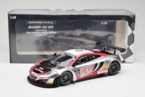 McLaren 12C GT3 Hexis Racing #107 O. Panis / F. Cazenave 24 Hours of Spa 2013 Minichamps 1:18 151131397 Метал — снимка 6 от 6