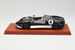 McLaren Elva Черен Сребрист AB Models 1:18 REMC022 Смола