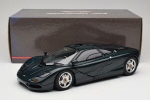McLaren F1 Dark Green Metallic Minichamps 1:12 530133127 Метал — снимка 9 от 9