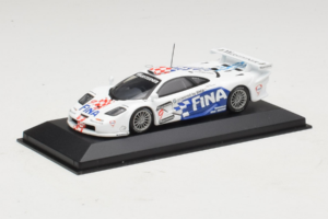 McLaren F1 GTR #9 Fina P. Kox / R. Ravaglia / A. Montermini 24 Hours of Le Mans 1997 Minichamps 1:43 MCLAREN002 Метал — снимка 2 от 5