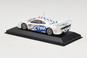 McLaren F1 GTR #9 Fina P. Kox / R. Ravaglia / A. Montermini 24 Hours of Le Mans 1997 Minichamps 1:43 MCLAREN002 Метал — снимка 3 от 5