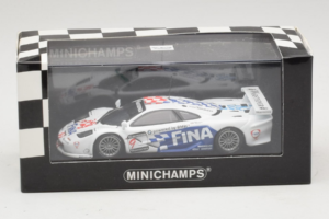McLaren F1 GTR #9 Fina P. Kox / R. Ravaglia / A. Montermini 24 Hours of Le Mans 1997 Minichamps 1:43 MCLAREN002 Метал — снимка 5 от 5