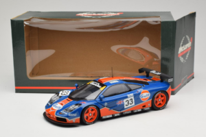 McLaren F1 GTR Gulf #33 R. Bellm / M. Weaver / J-J. Lehto 24 Hours of Le Mans 1996 UT Models 1:18 530161833 Метал — снимка 8 от 8