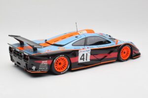 McLaren F1 GTR Gulf #41 P. Gounon / S. Oloffson 24 Hours of Le Mans 1997 Minichamps 1:18 530133741 Метал — снимка 3 от 8