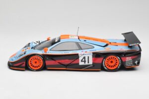 McLaren F1 GTR Gulf #41 P. Gounon / S. Oloffson 24 Hours of Le Mans 1997 Minichamps 1:18 530133741 Метал — снимка 4 от 8