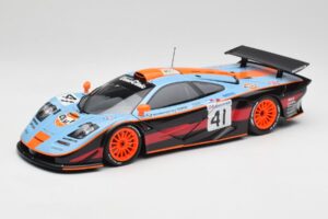 McLaren F1 GTR Gulf #41 P. Gounon / S. Oloffson 24 Hours of Le Mans 1997 Minichamps 1:18 530133741 Метал