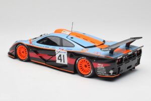 McLaren F1 GTR Gulf #41 P. Gounon / S. Oloffson 24 Hours of Le Mans 1997 Minichamps 1:18 530133741 Метал — снимка 7 от 8