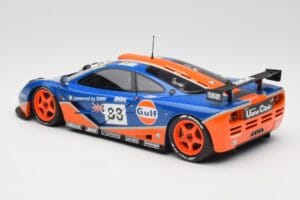 McLaren F1 GTR Gulf Racing #33 S. Bellm / A. Weaver / J. Lehto 24 Hours of Le Mans 1996 Minichamps 1:18 530133633 Метал — снимка 7 от 8