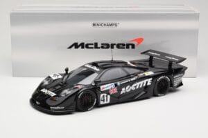 McLaren F1 GTR Gulf Team Davidoff #41 T. Bscher / E. Pirro / R. Capello 24 Hours of Le Mans 1998 Minichamps 1:18 530133841 Ме — снимка 8 от 8