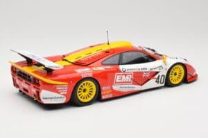 McLaren F1 GTR Gulf Team Davidoff #40 D. O'Rourke / G. Sugden / J. Auberlein 24 Hours of Le Mans 1998 Minichamps 1:18 5301338 — снимка 3 от 8