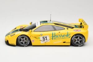 McLaren F1 GTR Harrods Mach One Racing #51 A. Wallace / D. Bell / J. Bell 24 Hours of Le Mans 1995 Minichamps 1:18 530133551  — снимка 4 от 8