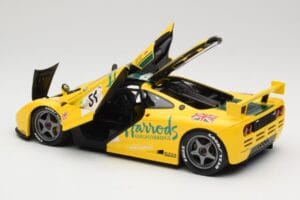 McLaren F1 GTR Harrods Mach One Racing #51 A. Wallace / D. Bell / J. Bell 24 Hours of Le Mans 1995 Minichamps 1:18 530133551  — снимка 5 от 8