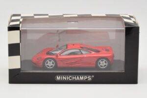 McLaren F1 Червен Minichamps 1:43 433133438 Метал — снимка 4 от 4