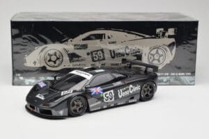 McLaren F1 GTR #59 Ueno Clinic Y. Dalmas / J.J. Lehto / M. Sekiya 24 Hours of Le Mans Winner 1995 Minichamps 1:18 530133559 М — снимка 8 от 8