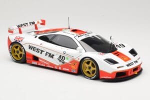McLaren F1 GTR West Competition #49 J. Nielsen / J. Mass / T. Bscher 24 Hours of Le Mans 1995 Minichamps 1:18 530133549 Метал — снимка 6 от 8