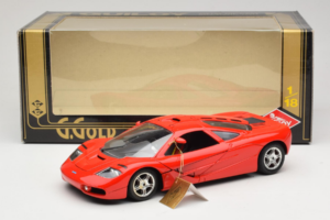 McLaren F1 High Mirror Light Red Guiloy 1:18 67505 Метал — снимка 8 от 8