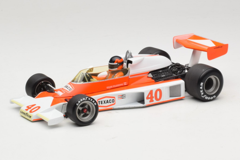 McLaren M23 Ford #40 G. Villeneuve British GP 1977 Minichamps 1:18 530771840 Метал